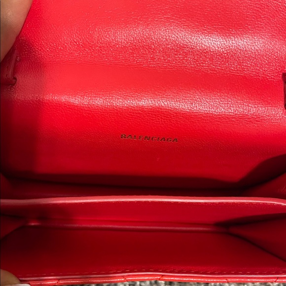 Balenciaga Red Leather XS Quilted Sharp Belt Bag - Picture 11 of 14